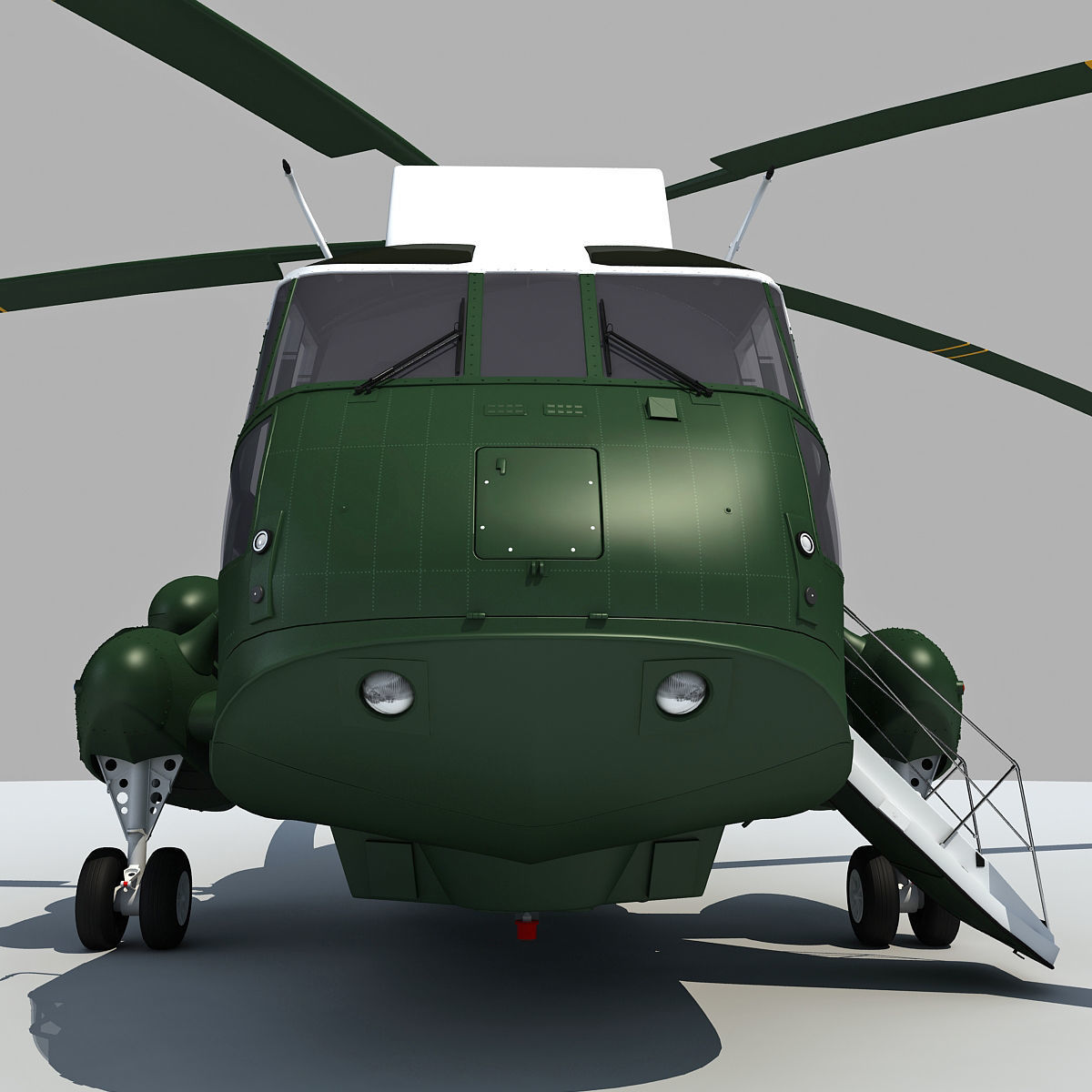 Marine One VH-3D Sea King 3D model_12