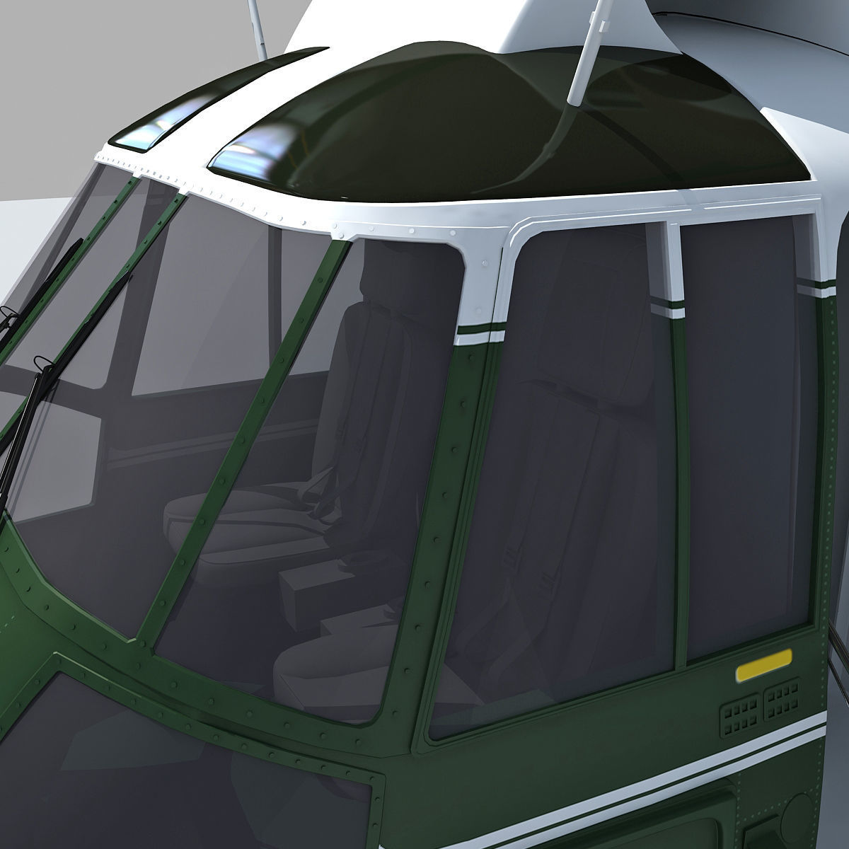 Marine One VH-3D Sea King 3D model_18