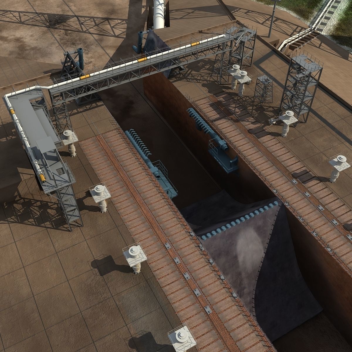 Launch Complex 39B Clean Pad 3D model_18