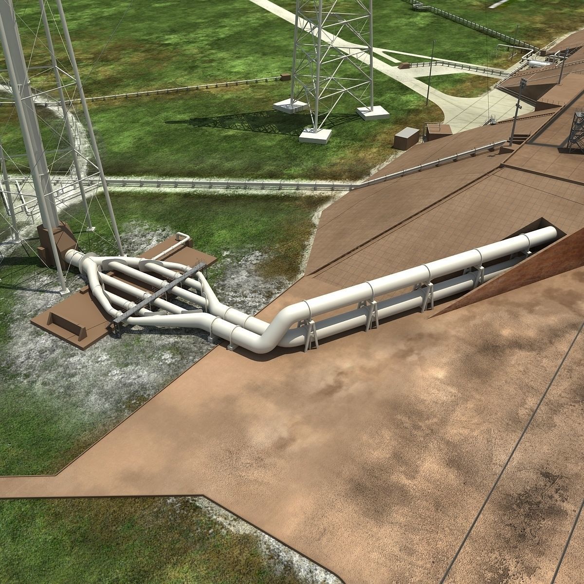 Launch Complex 39B Clean Pad 3D model_13