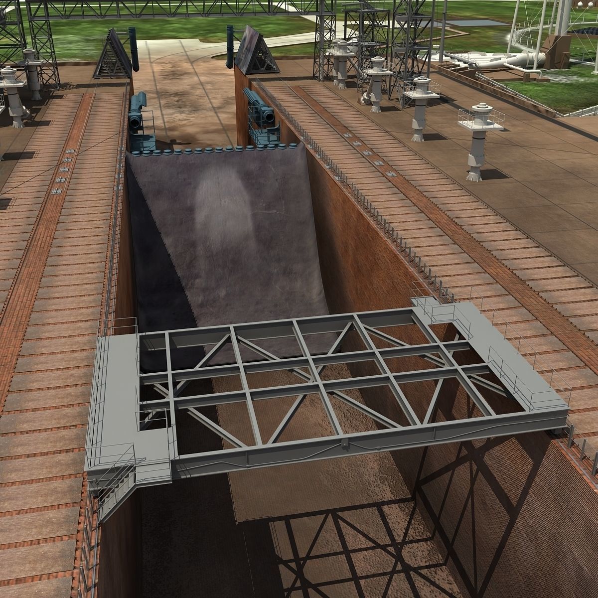 Launch Complex 39B Clean Pad 3D model_21