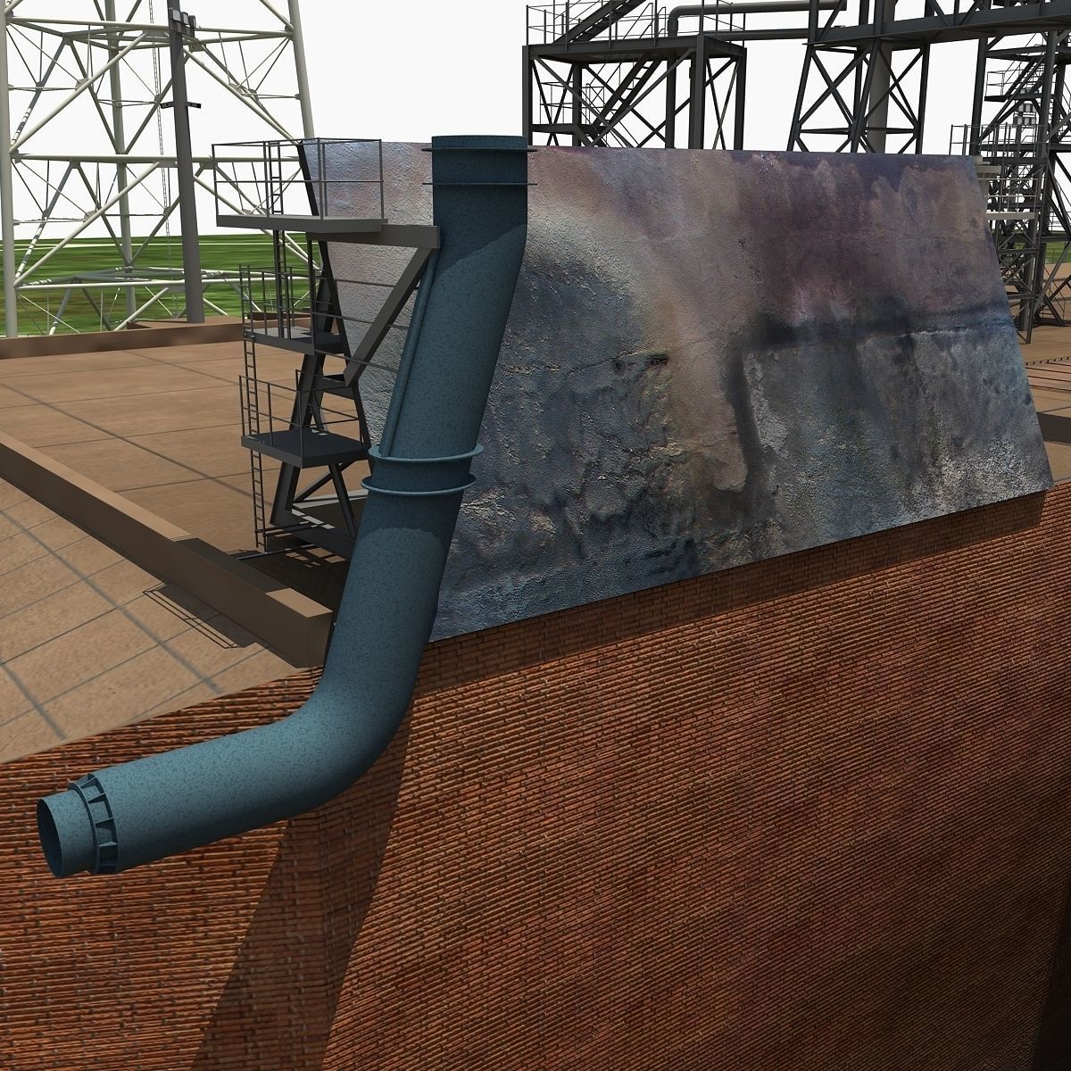 Launch Complex 39B Clean Pad 3D model_14