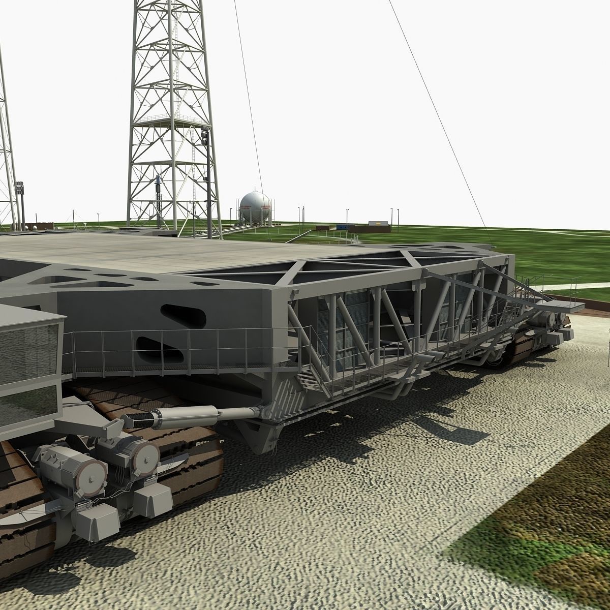 Launch Complex 39B Clean Pad 3D model_20