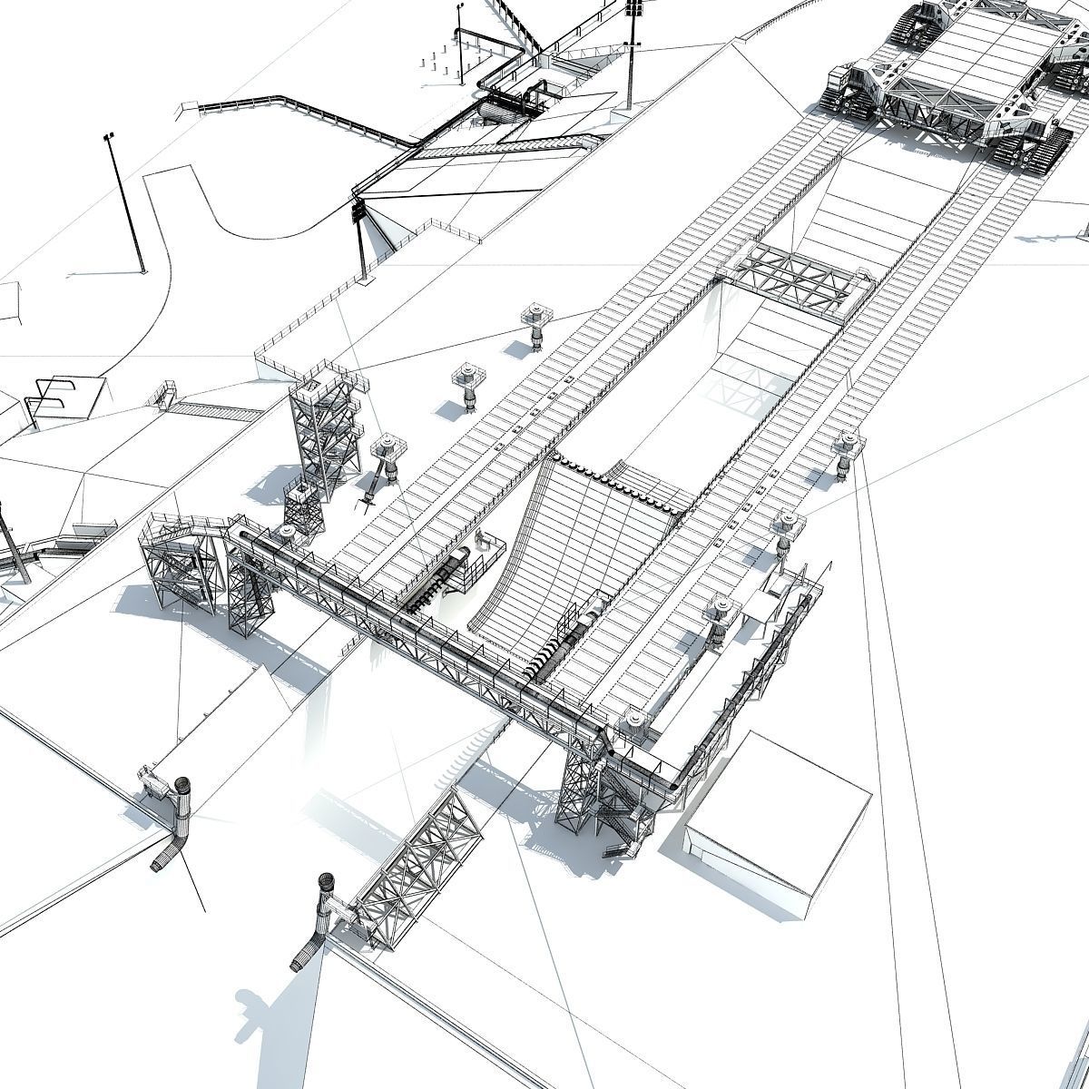 Launch Complex 39B Clean Pad 3D model_26