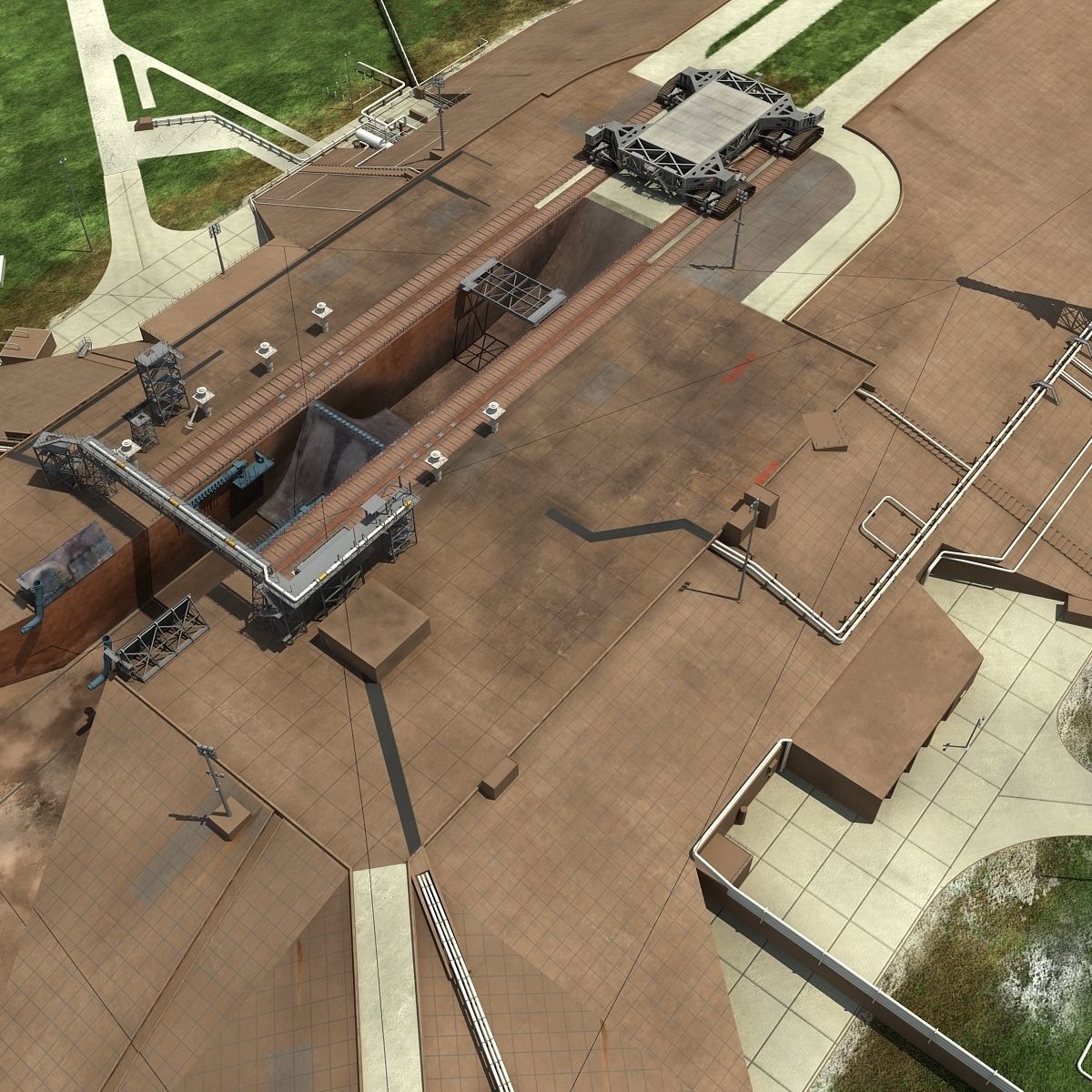 Launch Complex 39B Clean Pad 3D model_22