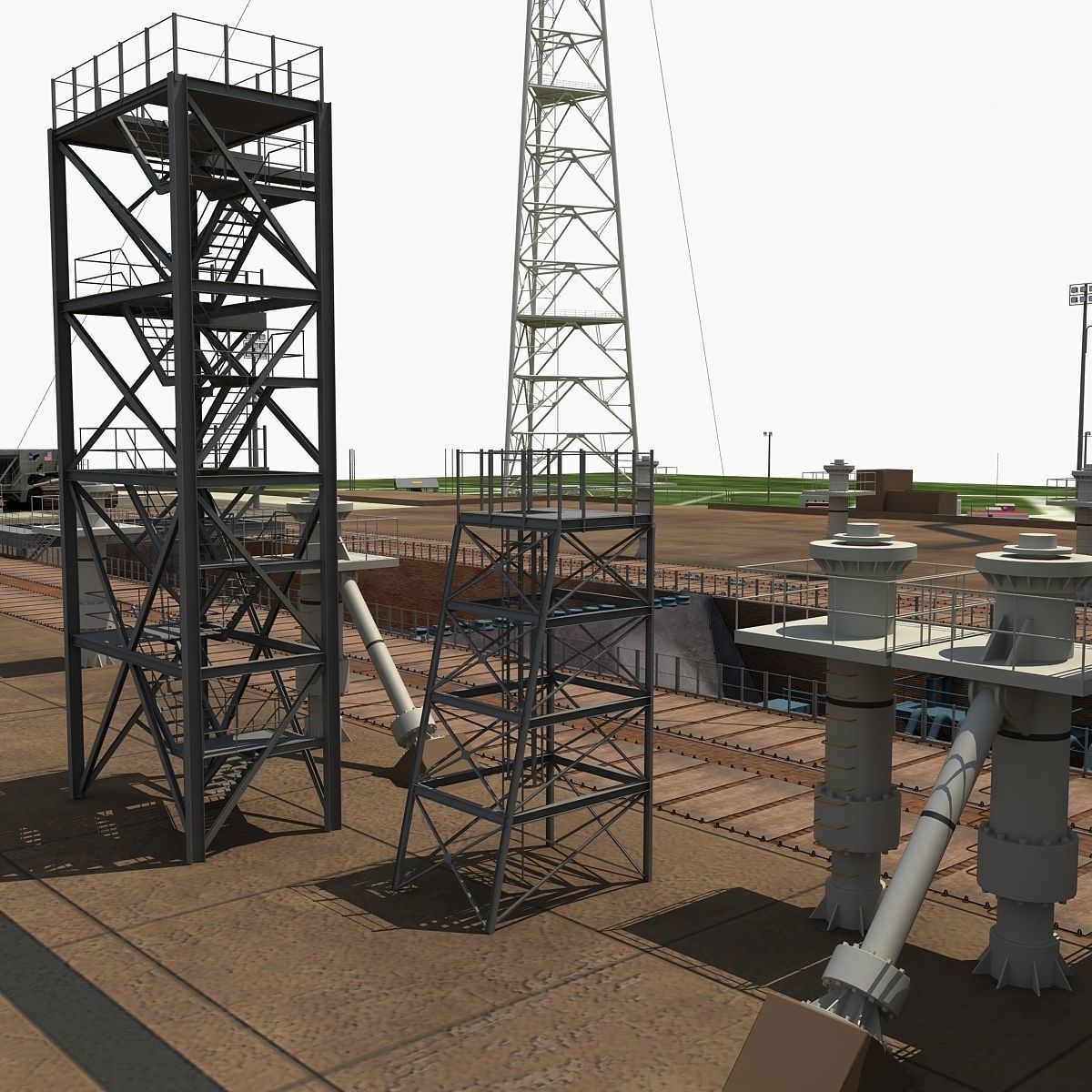 Launch Complex 39B Clean Pad 3D model_11