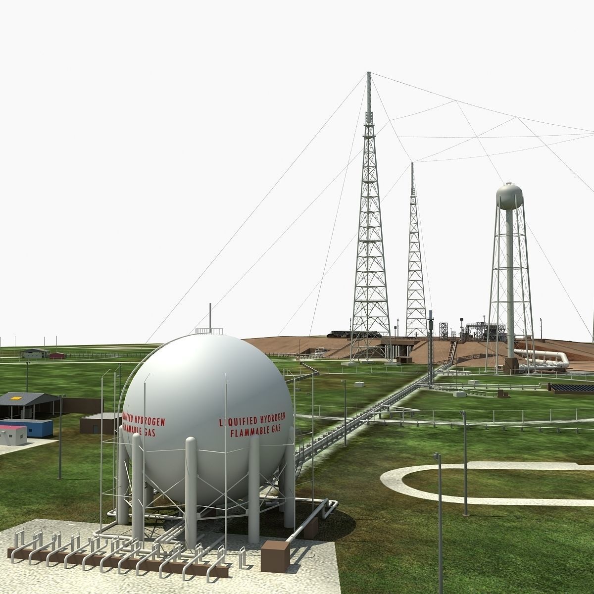 Launch Complex 39B Clean Pad 3D model_2