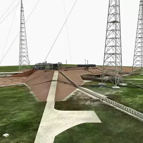 Launch Complex 39B Clean Pad 3D model