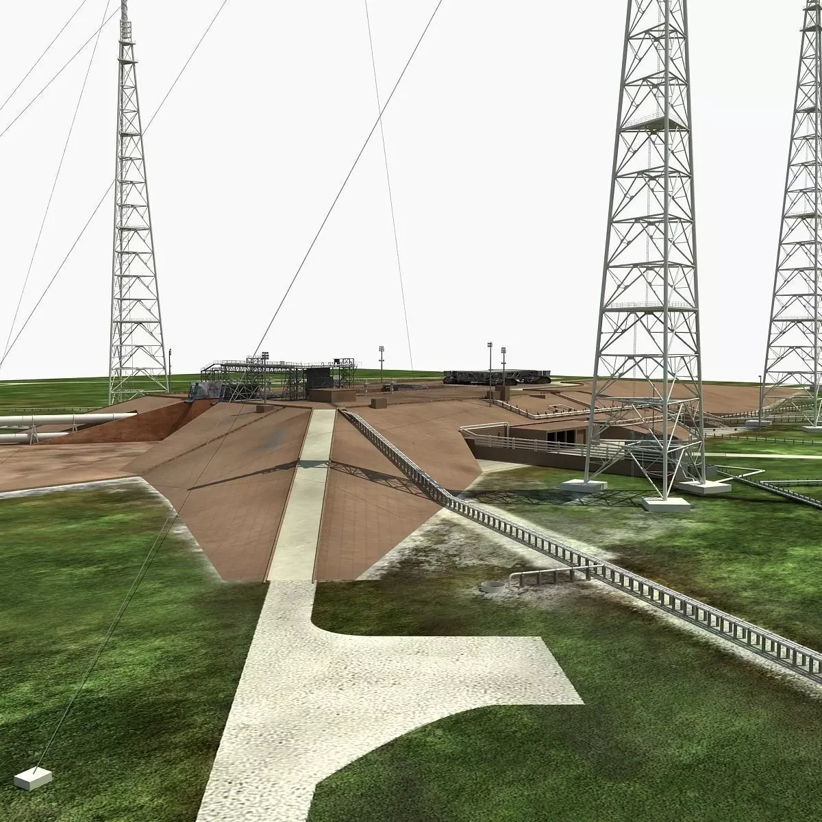 Launch Complex 39B Clean Pad 3D model_0