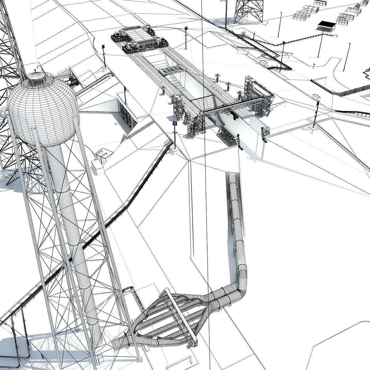 Launch Complex 39B Clean Pad 3D model_28