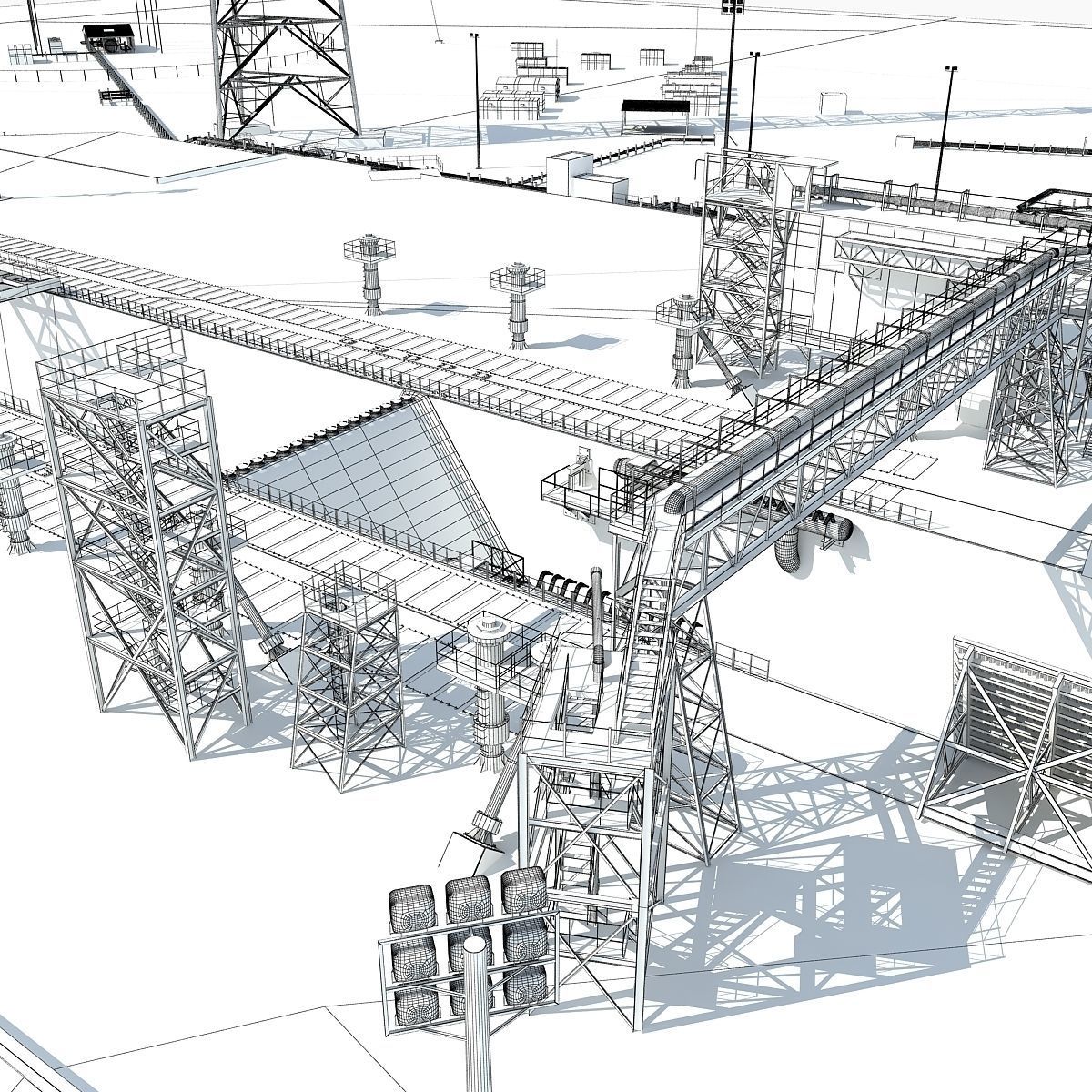 Launch Complex 39B Clean Pad 3D model_31