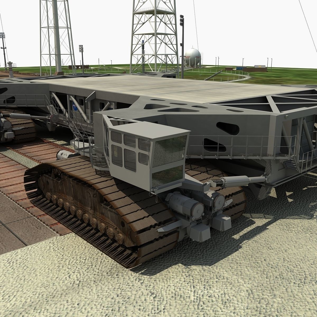 Launch Complex 39B Clean Pad 3D model_17