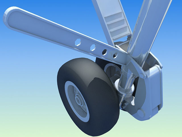 Landing Gear 2 3D model_2