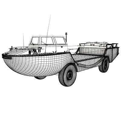 LARC-V Amphibious Vehicle 3D model_34