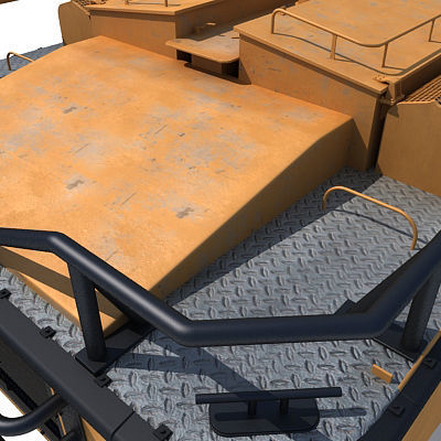 LARC-V Amphibious Vehicle 3D model_11
