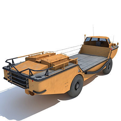 LARC-V Amphibious Vehicle 3D model_5