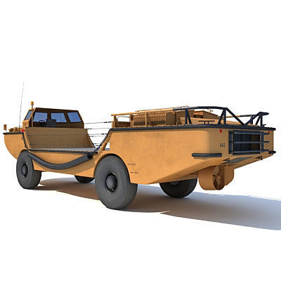 LARC-V Amphibious Vehicle 3D model_4