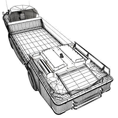 LARC-V Amphibious Vehicle 3D model_33