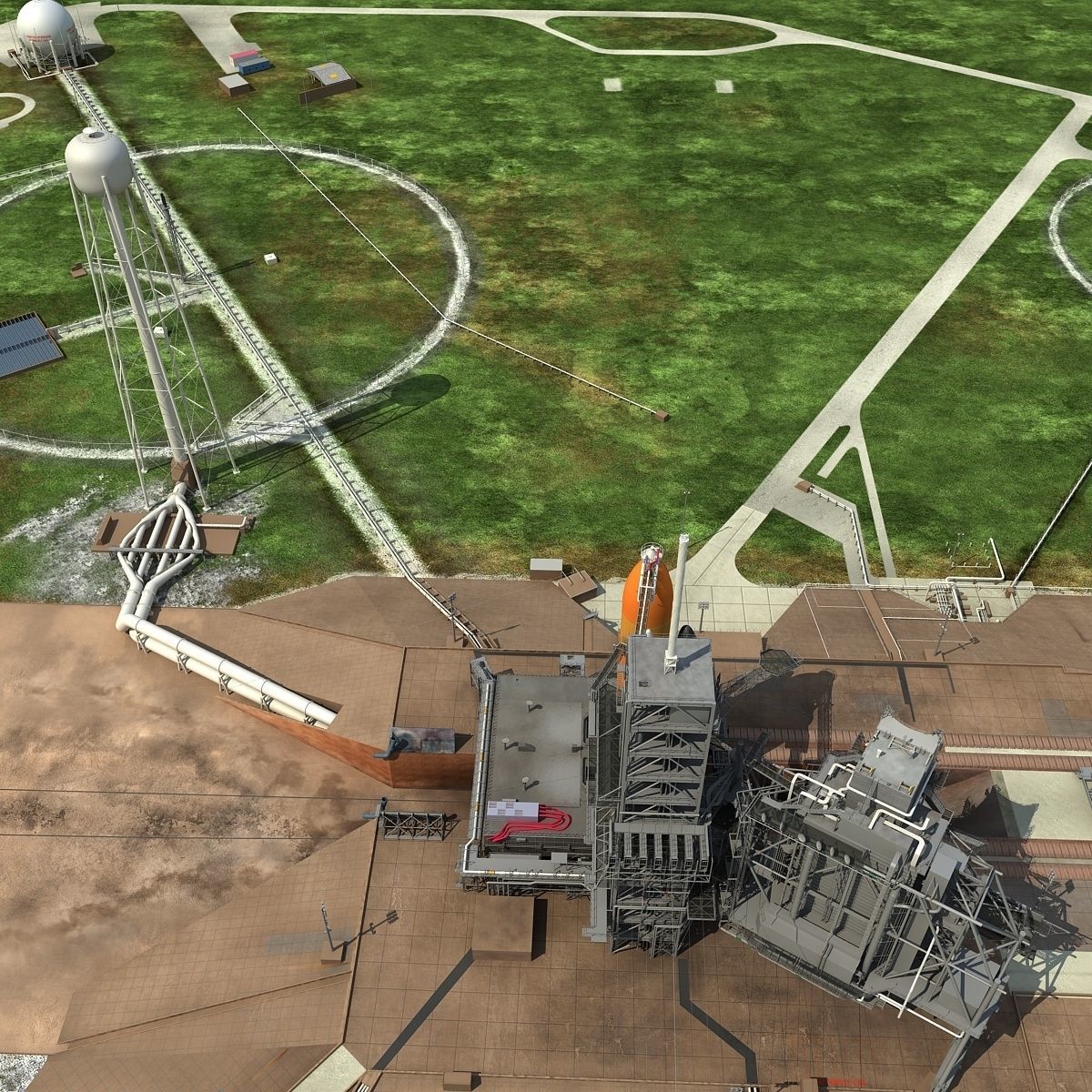 Kennedy Space Center Launch Complex 39-A 3D model_18