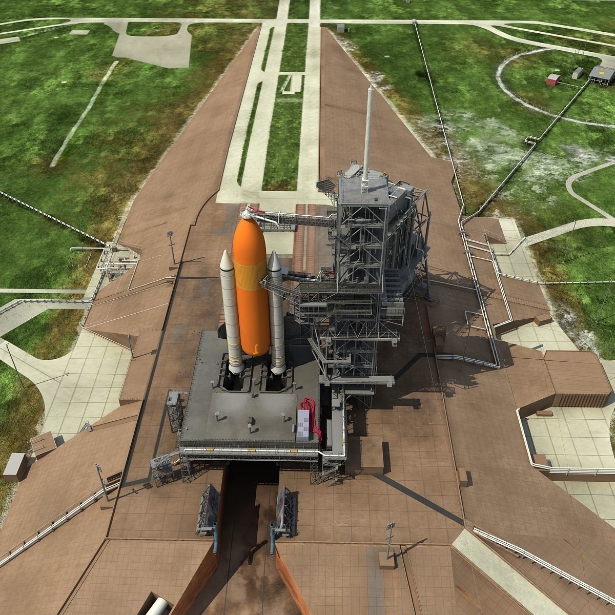 Kennedy Space Center Launch Complex 39-A 3D model_21