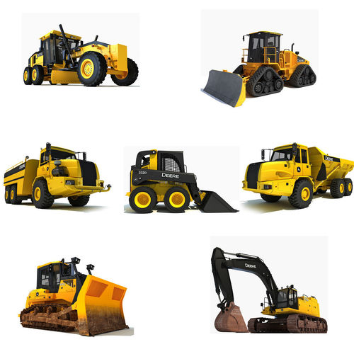 Collection John Deere Public Works 3D model
