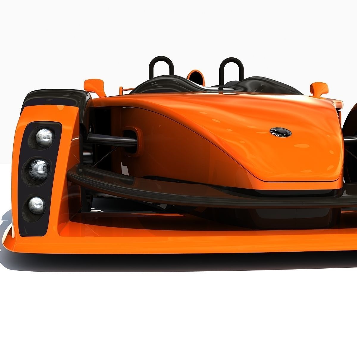 Orange Hulme CanAm Supercar 3D model_11