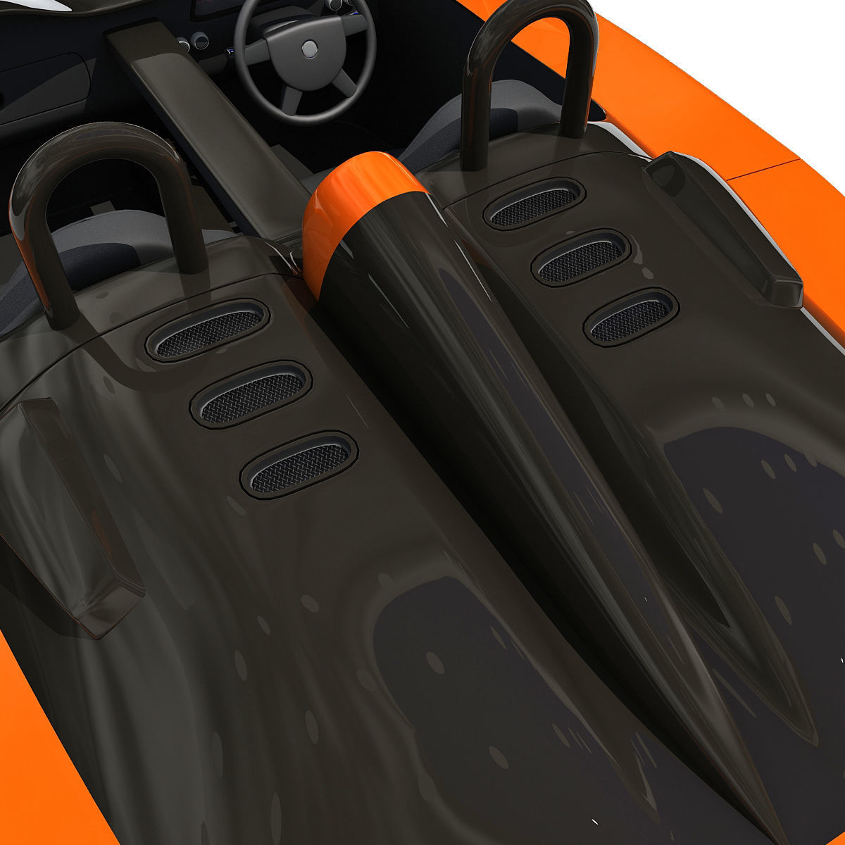 Orange Hulme CanAm Supercar 3D model_14