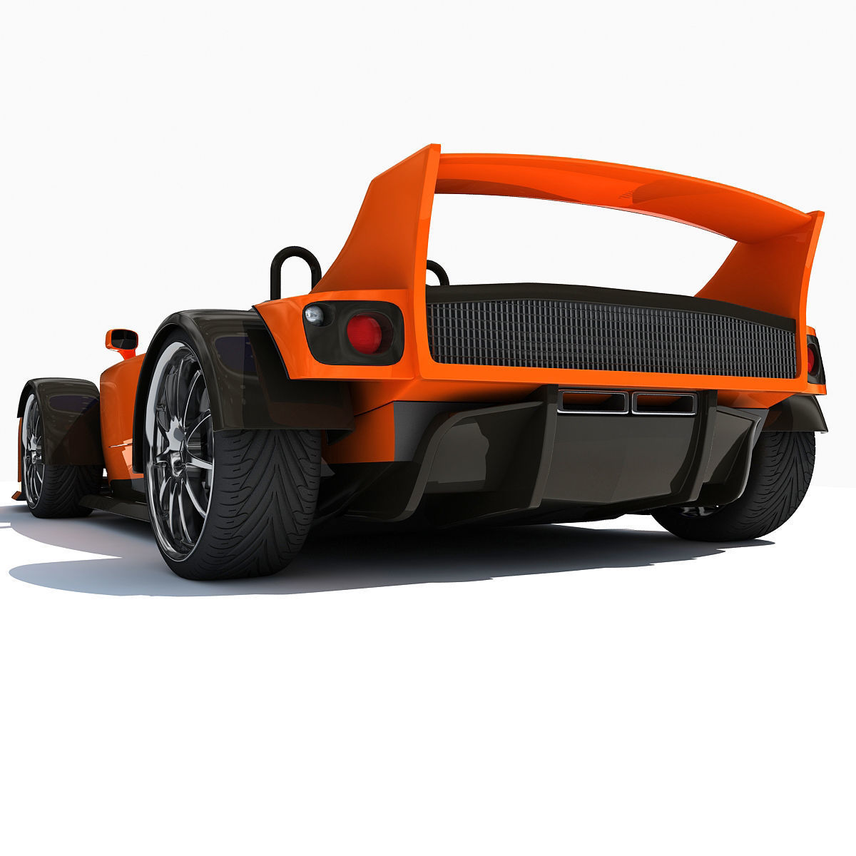 Orange Hulme CanAm Supercar 3D model_9