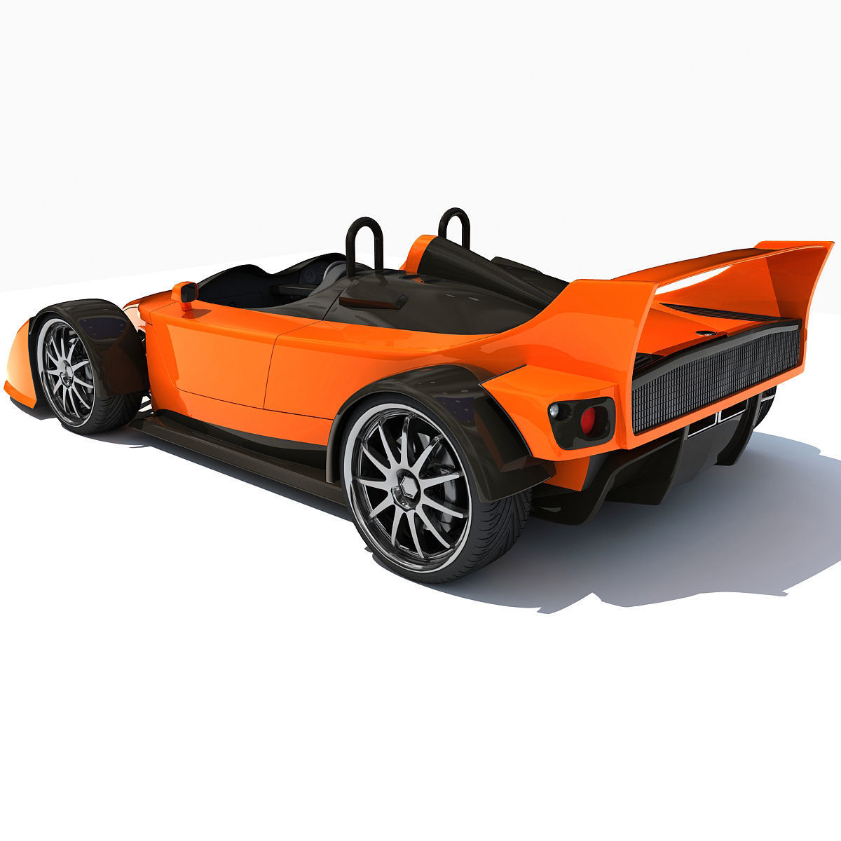 Orange Hulme CanAm Supercar 3D model_10