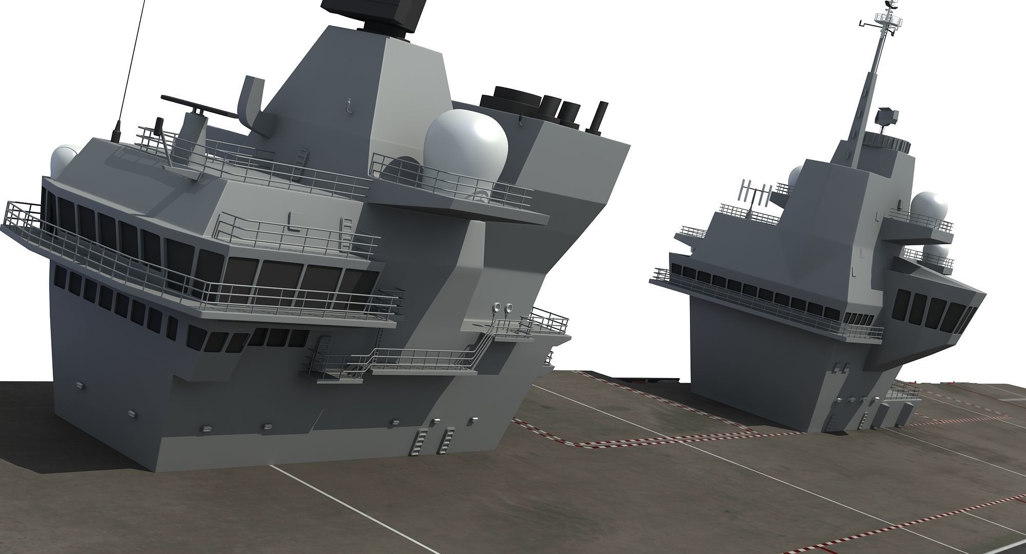 HMS Queen Elizabeth Aircraft Carrier 3D model_18