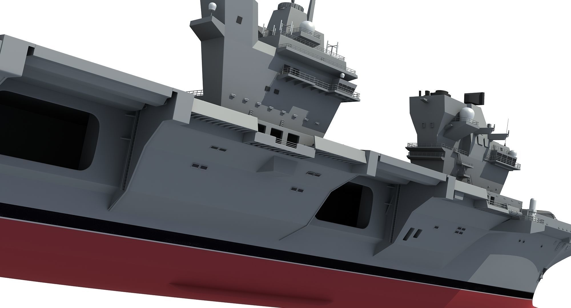 HMS Queen Elizabeth Aircraft Carrier 3D model_17