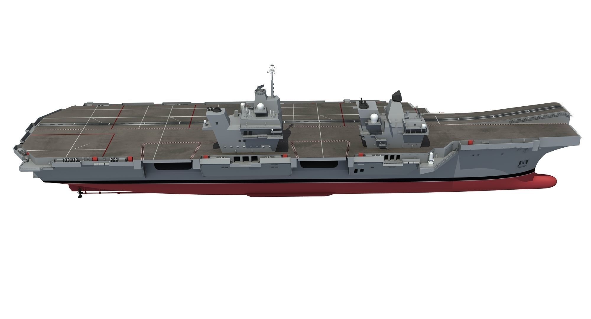 HMS Queen Elizabeth Aircraft Carrier 3D model_1