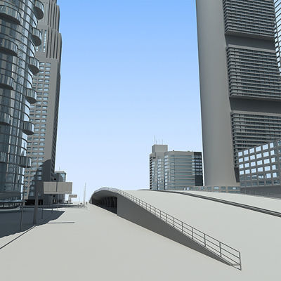 Full City Plan with Buildings 3D model_28