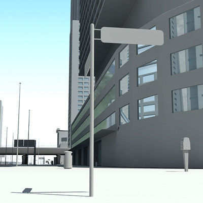 Full City Plan with Buildings 3D model_4