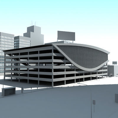 Full City Plan with Buildings 3D model_43