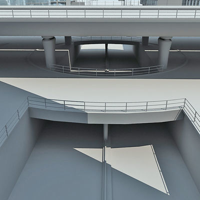 Full City Plan with Buildings 3D model_27