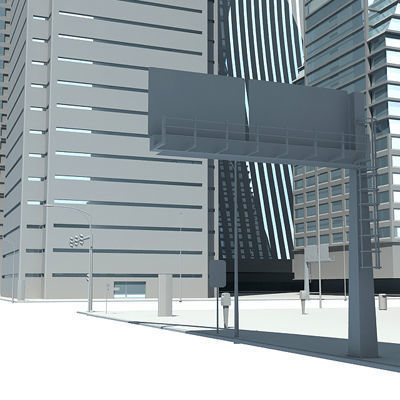 Full City Plan with Buildings 3D model_45