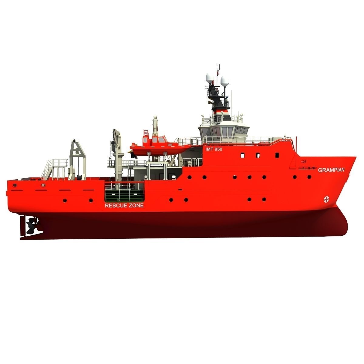 Grampian Defiance Emergency Response Rescue Vessel 3D model_1