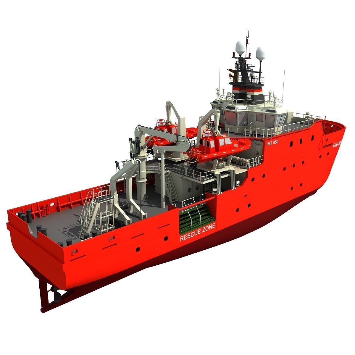 Grampian Defiance Emergency Response Rescue Vessel 3D model_3
