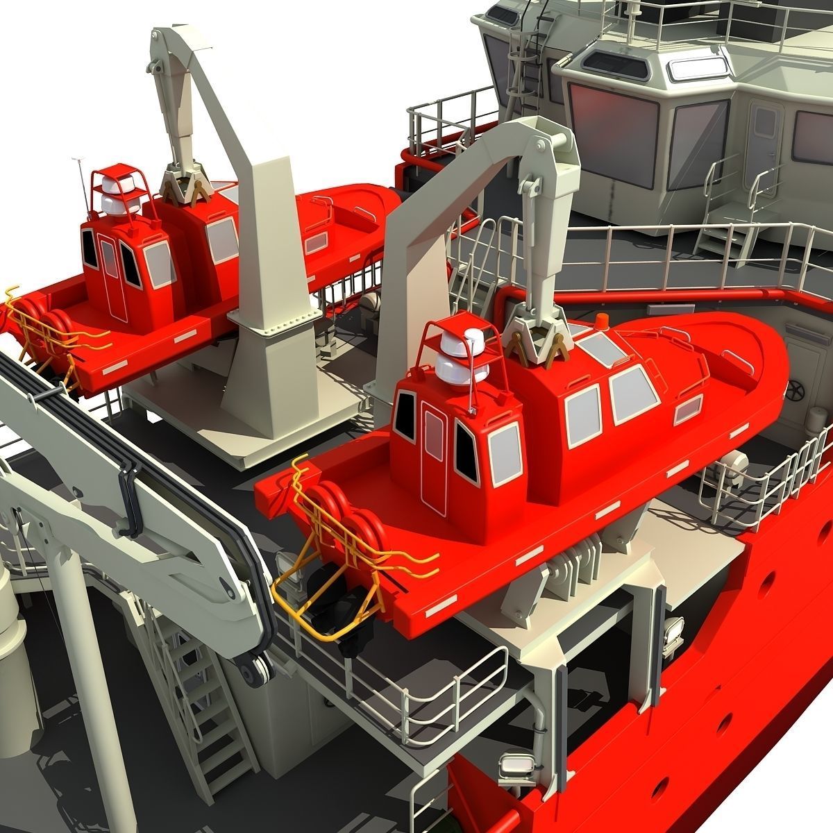 Grampian Defiance Emergency Response Rescue Vessel 3D model_11