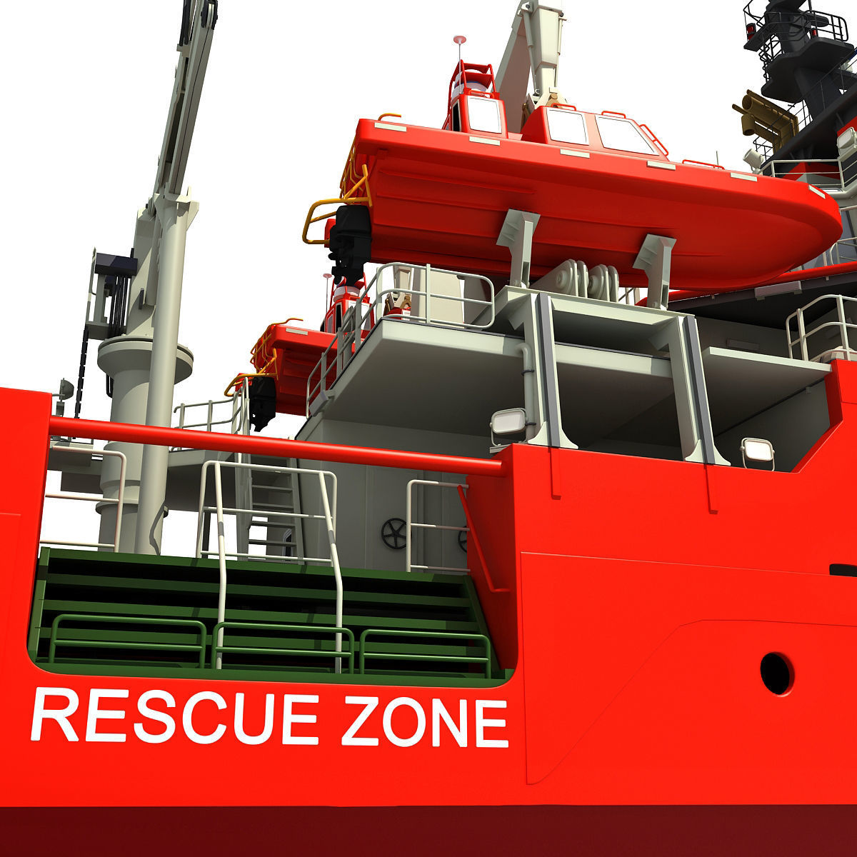 Grampian Defiance Emergency Response Rescue Vessel 3D model_10