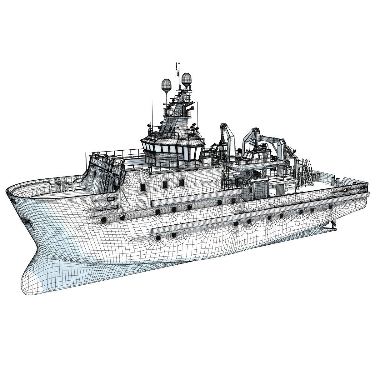 Grampian Defiance Emergency Response Rescue Vessel 3D model_18