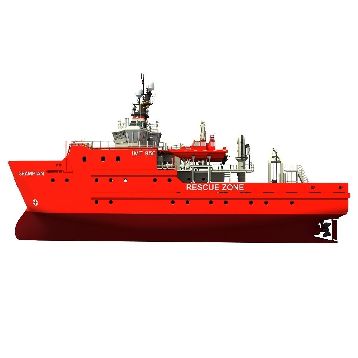 Grampian Defiance Emergency Response Rescue Vessel 3D model_4