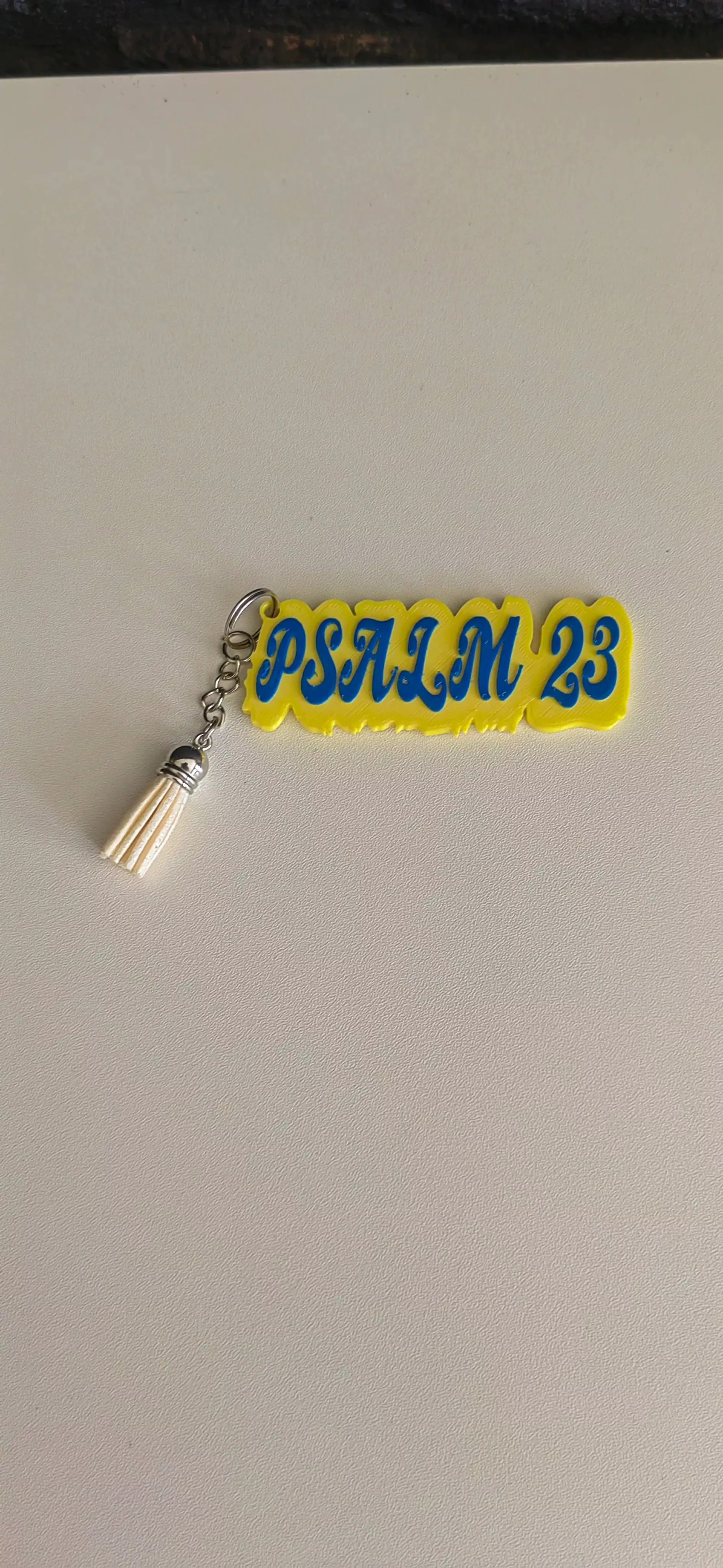 psalm 23 keyring 3D print model