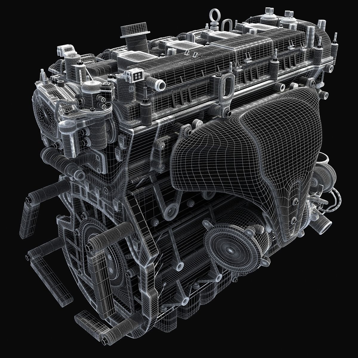 Dark Cover Escape Engine 3D model_18