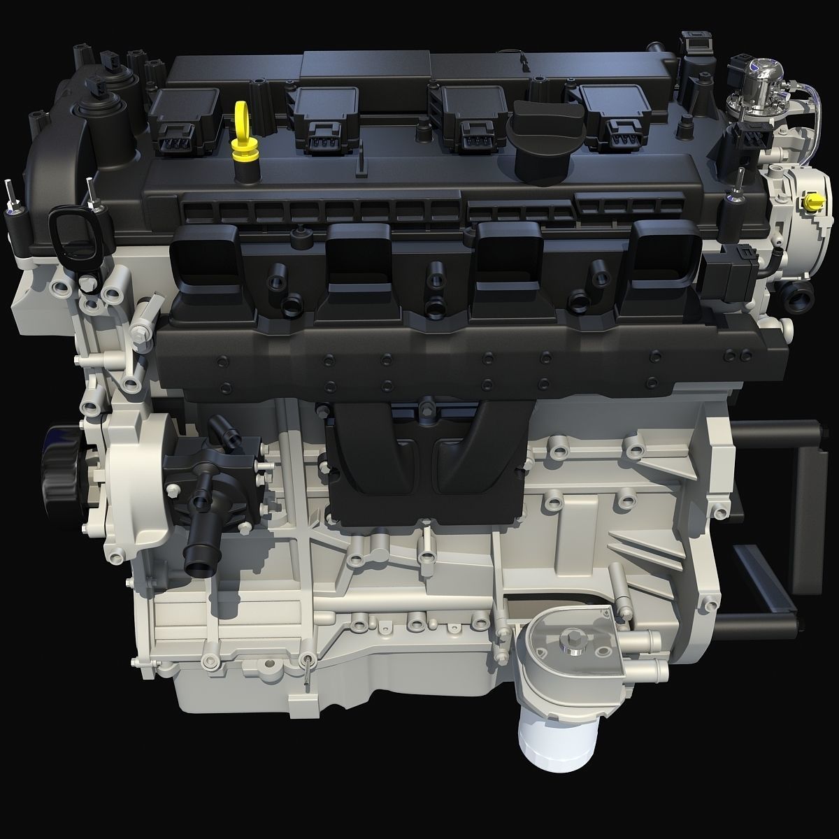 Dark Cover Escape Engine 3D model_1