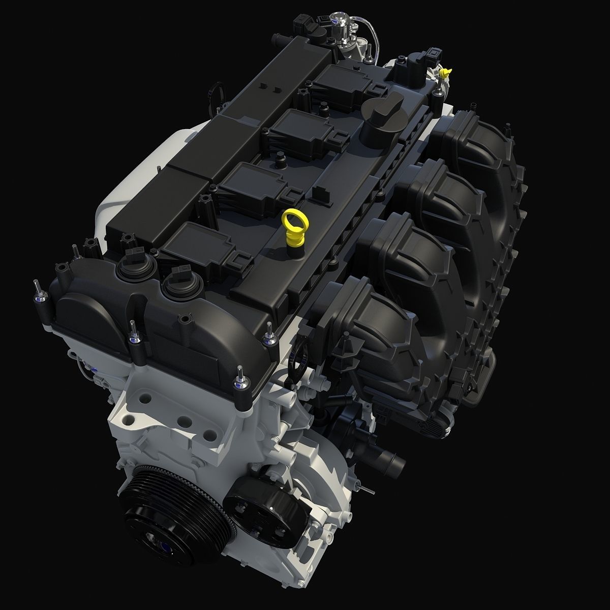Dark Cover Escape Engine 3D model_2