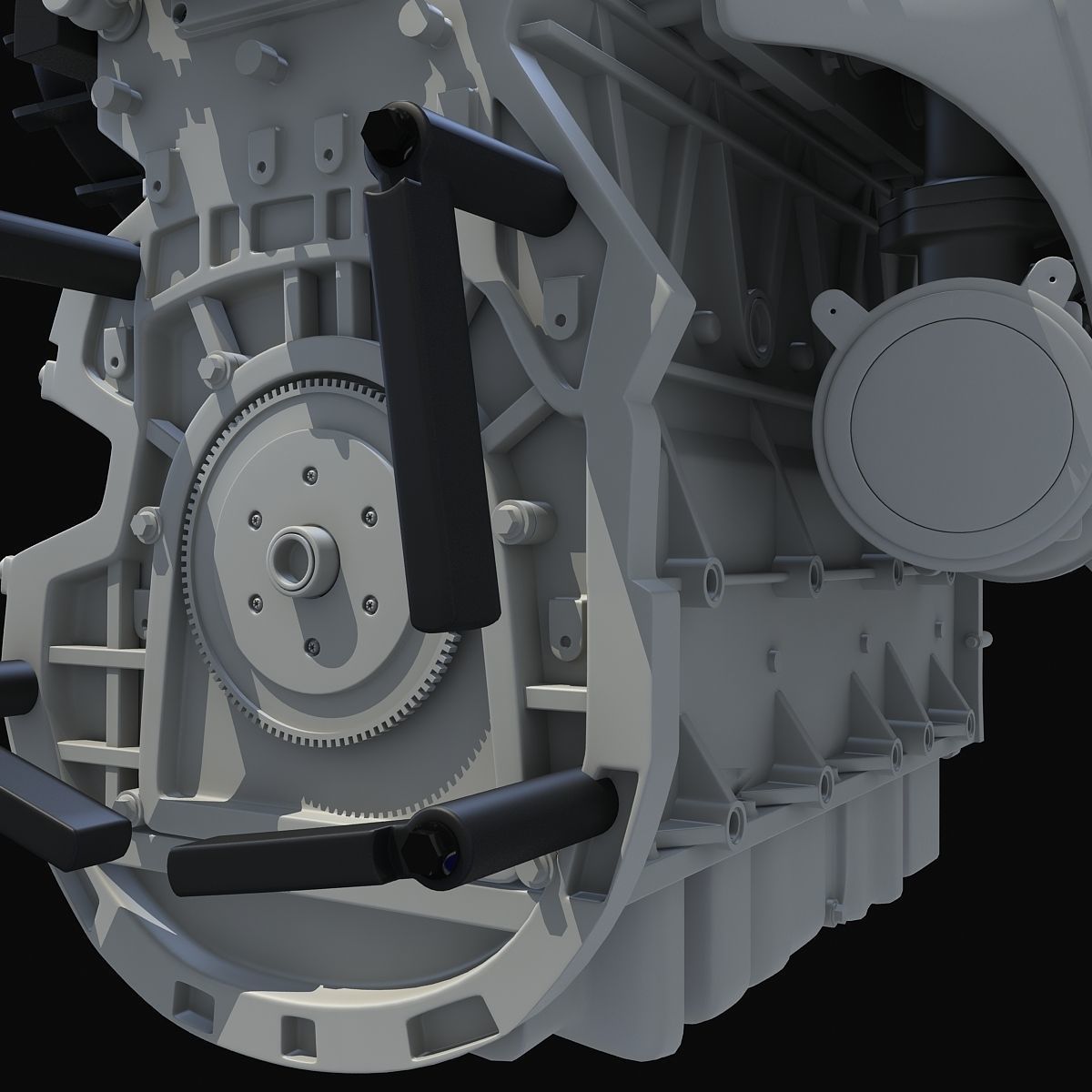 Dark Cover Escape Engine 3D model_10