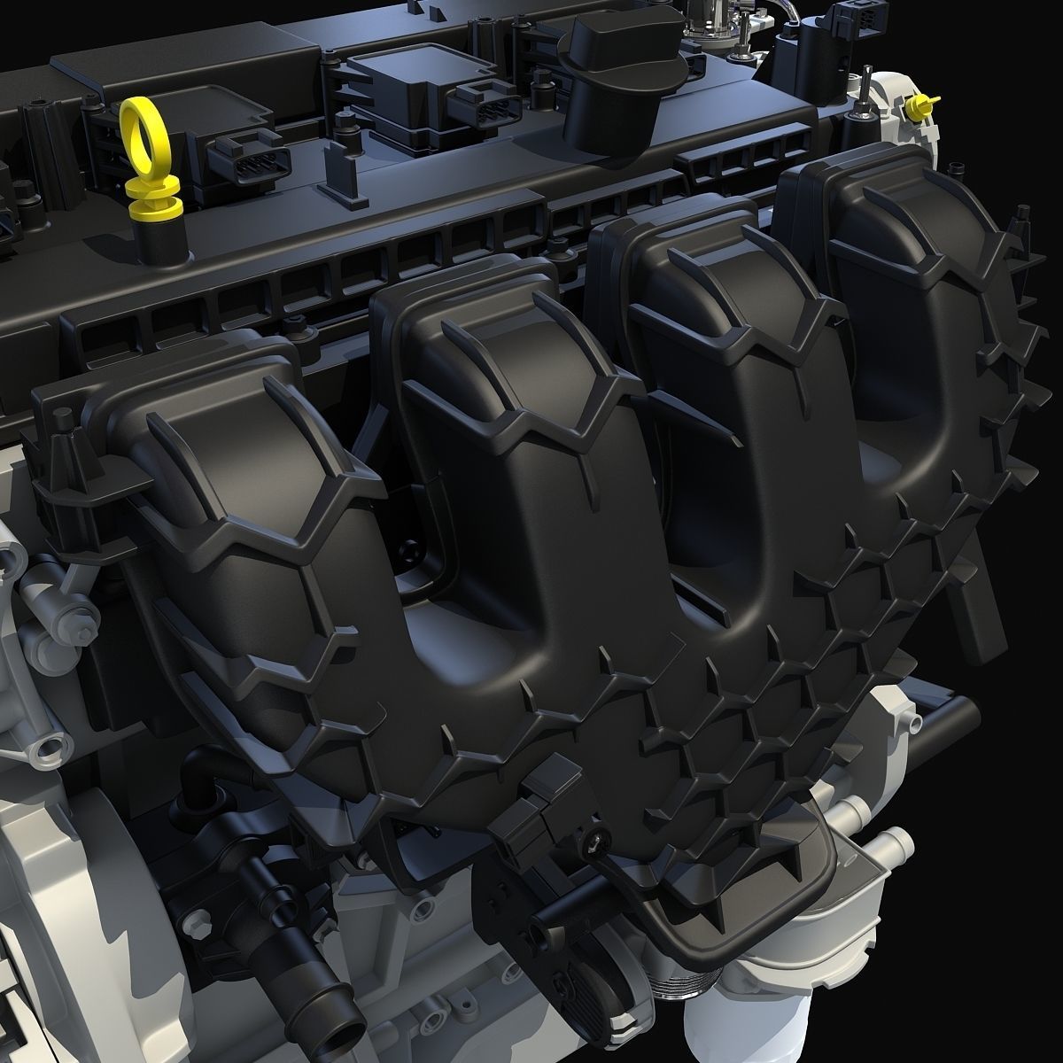 Dark Cover Escape Engine 3D model_11