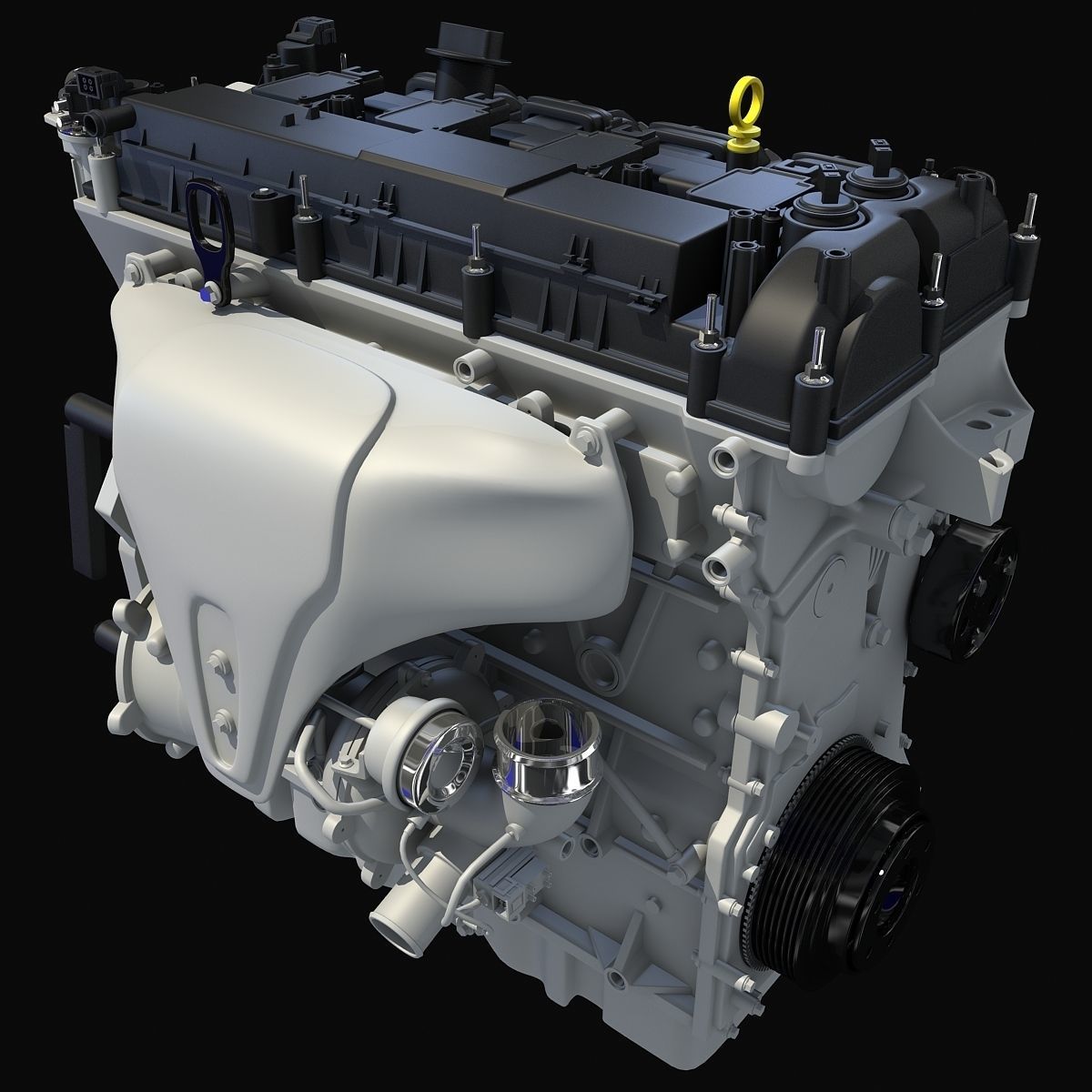 Dark Cover Escape Engine 3D model_3